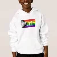 LGBTQIA+ Ally | Rainbow Flag Hoodie