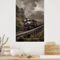 "Timeless Steam: The Majesty of Classic Trains Poster