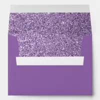 Amethyst Orchid Glitter Envelope