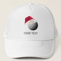 golf christmas trucker hat