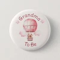 Sweet Little Girl on the Way Baby Shower Button