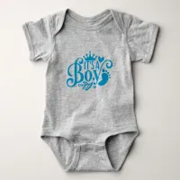 Birth Announcement Typography Baby Bodysuit