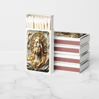 Regal Reverence Jesus In Gold Matchboxes