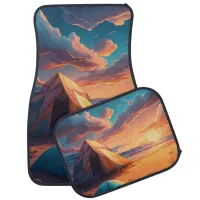 Camp at Sunrise Car Floor Mat