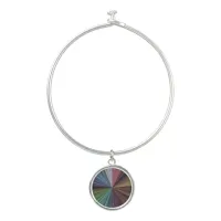 Circular Gradient Earthy Rainbow Bangle Bracelet