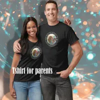 Girl Cat Parents Birthday Black T-Shirt