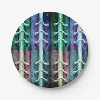 Industrial Minimalism Colors Abstract Design Paper Plates