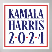 Kamala Harris for President! Poster