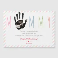 Message from the Bump Ultrasound 1st Mother's Day Magnetic Invitation