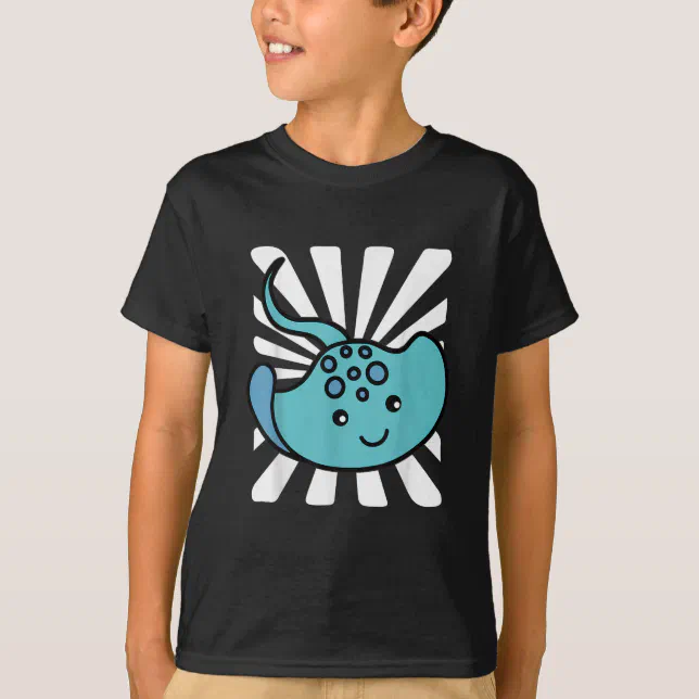 Little Stingray I Stingray Art I Kids Stingray  T-Shirt