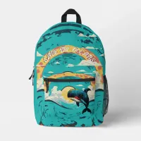 Save the Oceans Printed Backpack