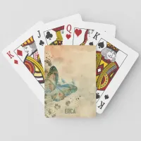 Customizable Butterfly Poker Cards