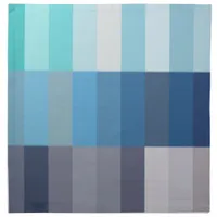 Trendy Modern Coastal Color Block Pattern Cloth Napkin