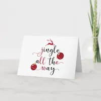 jingle all the way holiday card