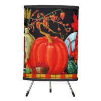 Autumn Festive Antique Painting Pumpkin Decoration Tripod Lamp