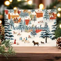 Winter Wonderland Classic Holiday Scene