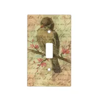 Vintage Sparrow Light Switch Cover