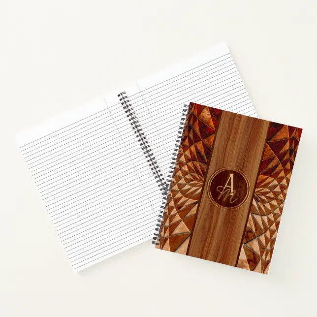 Wood Pattern Notebook