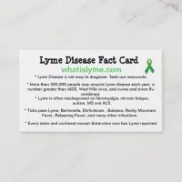 Lyme Disease Awareness Business Cards