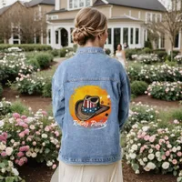 Riding Proud Patriotic Denim Jacket