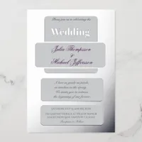 Romantic and Poetic Pastel Tulips Watercolor Foil Invitation