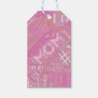 Best Ever Mom Word Cloud ID262 Gift Tags