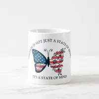 4th of July Butterfly  Coffee Mug