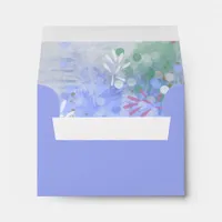 Abstract floral insert Stationery Colored Envelope