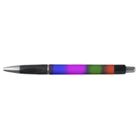 Neon Blue, Purple, Green, Orange Rubber Grip Pen