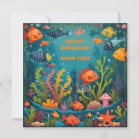 Happy Birthday Card - Personalize BD Card