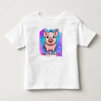 Cute Kawaii Chinese Zodiac Year of the Pig | Toddler T-shirt