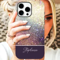 Glitter Ombre Custom Name iPhone 16 Pro Case