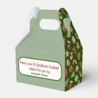 Cute Christmas Cookies Favor Boxes