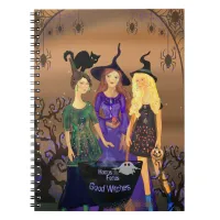 Hocus Pocus Good Witches Halloween Notebook