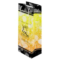 Elegant 13th Citrine Wedding Anniversary Wine Gift Bag