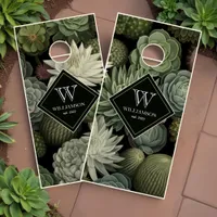 Succulent Plants Cornhole Set