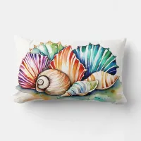 Seashell Cluster Throw Pillow