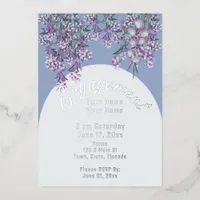 Floral Elegant Chic Foil Invitation