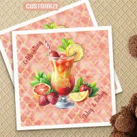 Baby Shower Fruitful Beginnings Paper Napkin