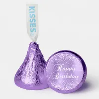 Glittery Lavender Happy Birthday Hershey&#174;'s Kisses&#174;