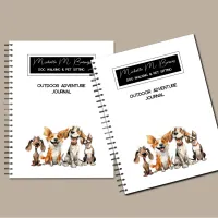 Dog Walking Sitting I Outdoor Adventure Journal