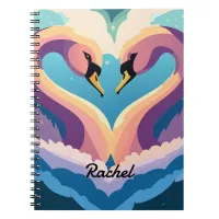 Swans In Love Notebook