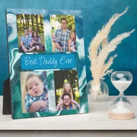 Personalized Best Dad Ever Photo  Plaque