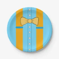 Suspenders and Bow Ties Boy's Birthday Party Paper Plates