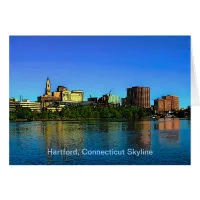 Hartford Connecticut Skyline Cartoon