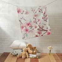 Cherry Blossom Baby Blanket