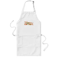 Pumpkin Spice Funny Word Art Time Long Apron