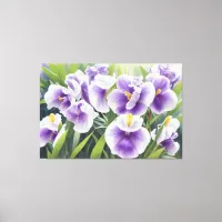 *~* Fantasy Flowers Art TV2 Stretched Canvas Print