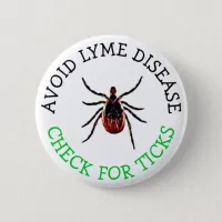 Spring is Here, Check for Ticks Button