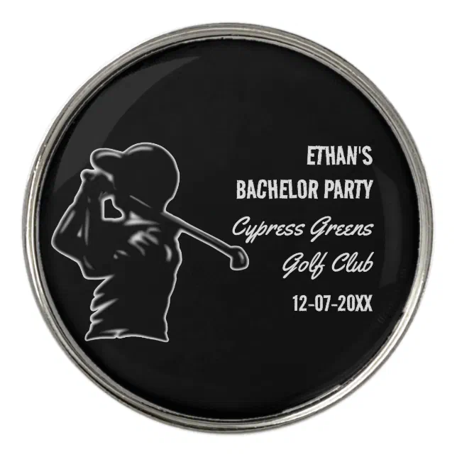 Golf Bachelor Party - Golfing trip Classic Stylish Golf Ball Marker